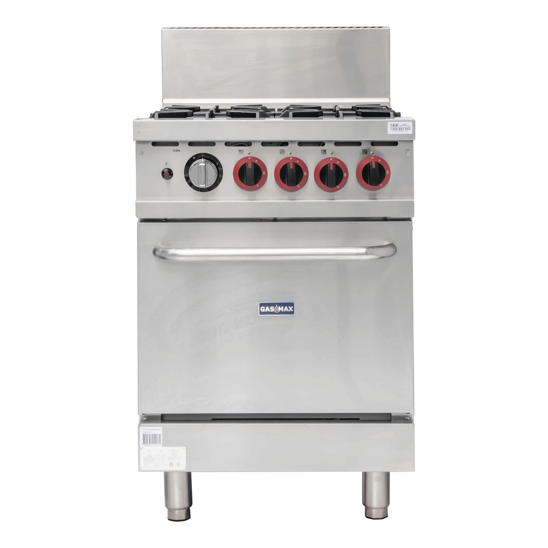 Gasmax GBS4TS - 4 Burner Range Oven