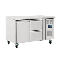 Polar GD873-A - 1 Door/2 Drawer Counter Fridge