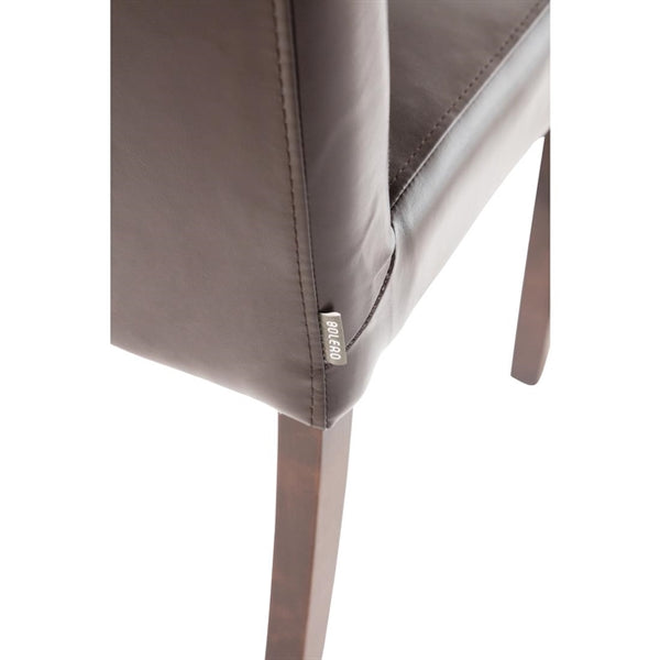 Bolero GF955 - Two Faux Leather Dining Chairs