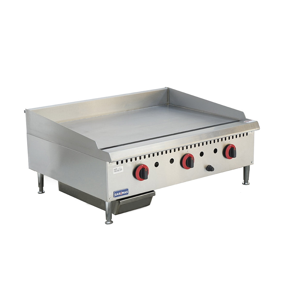 Gasmax GG36-LPG - Three Burner Griddle Top