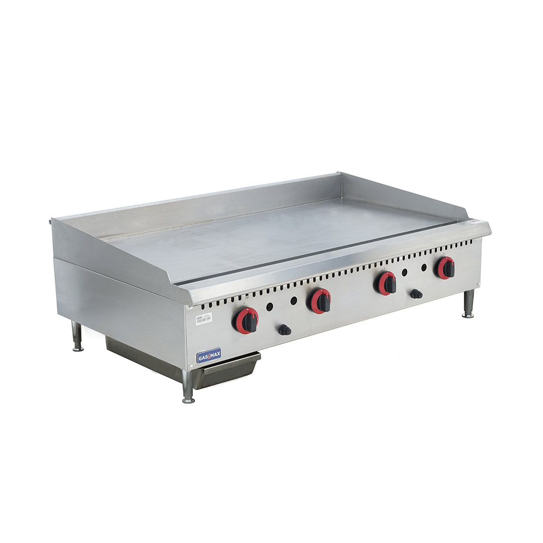 Gasmax GG48-LPG - Four Burner Griddle Top