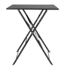Bolero GK989 - Pavement Style Square Steel Table 600mm