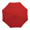Bolero GL304 - 2.5m Round Pulley Umbrella