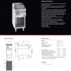 Giorik GL920GCT - Lava Stone Char Grill on Open Base