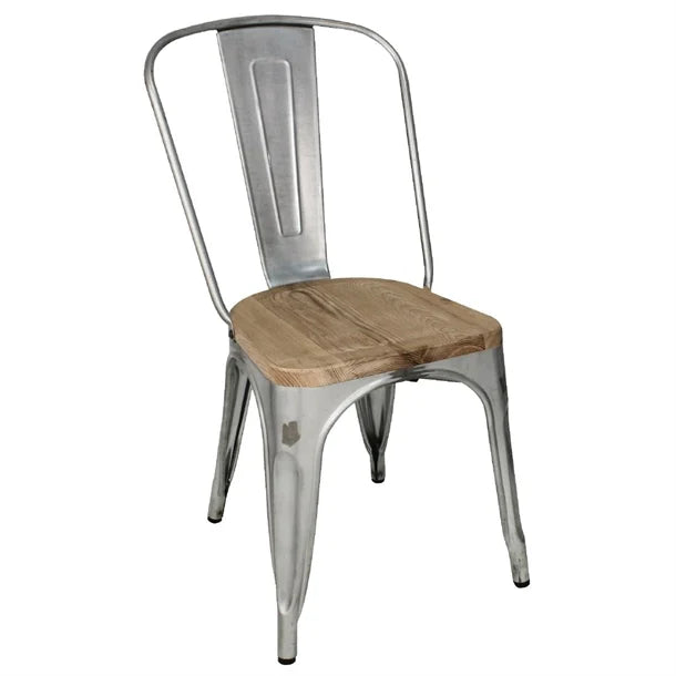 Bolero GM642 - Four Dining Side Chairs with Wood Seat Pads
