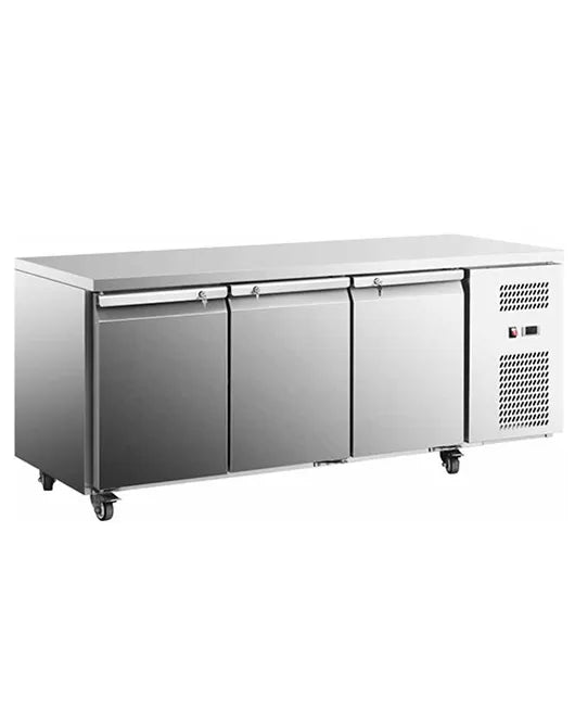 Snow Village GNF1820T3 - Stainless Steel Triple Door Workbench Freezer
