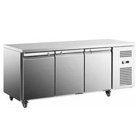 Snow Village GNR1820T3 - Stainless Triple Door Workbench Fridge