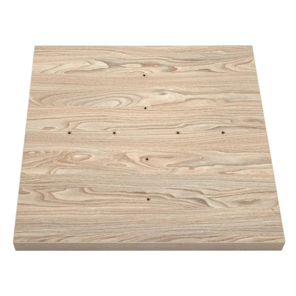 Bolero GR331 - Antique Natural Square Table Top 700mm