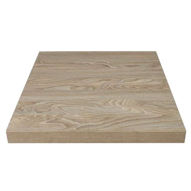 Bolero GR331 - Antique Natural Square Table Top 700mm