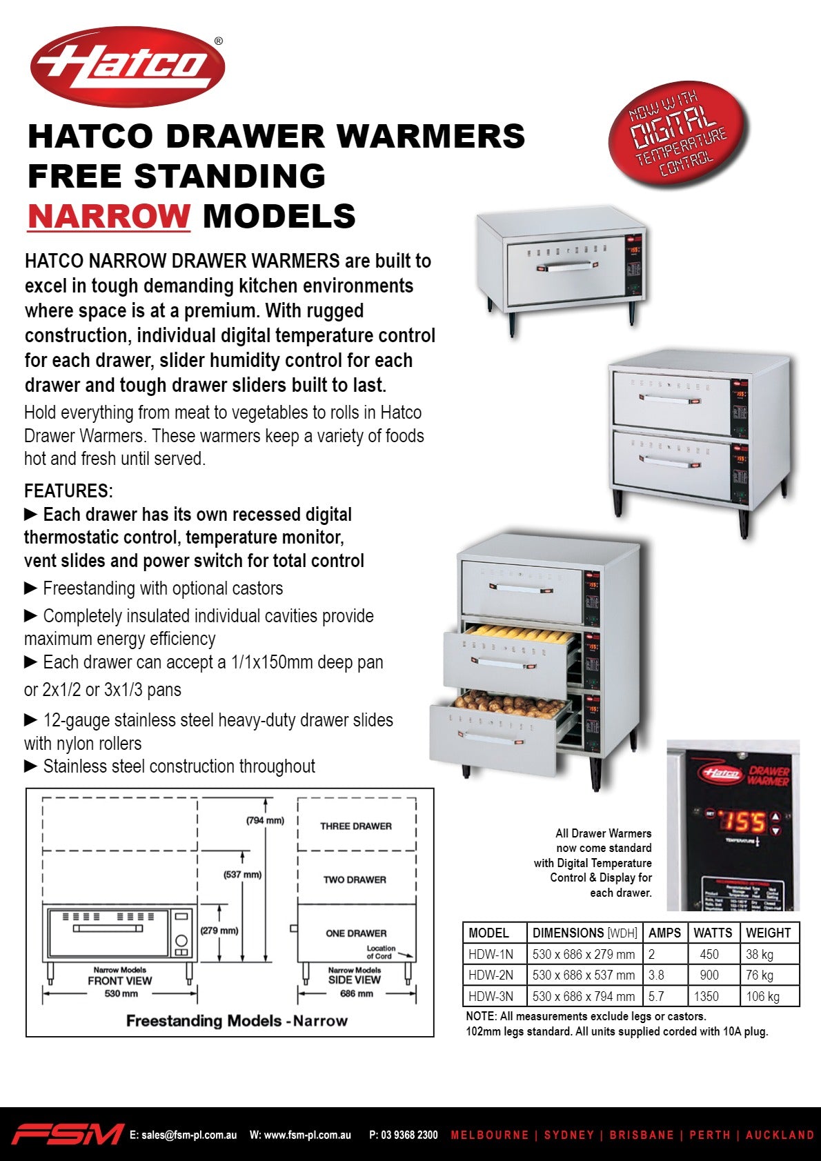 Thumbnail - Hatco HDW-2N - Drawer Warmer