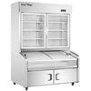 Snow Village HY-1800FKT - Double Door With 3 Temperature Display Cabinet
