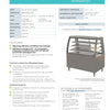 FPG 3000 Series 1200 IN-3C12-CU-FS - Freestanding Cold Food Display