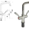 Jetstream JET3150D - Deck Mount Faucet With 180mm Spout