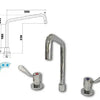 Jetstream JET3300DCB - Deck Mount With 300mm Spout