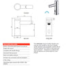 Jetstream JET4001D - Deck Mount Hands-Free Sensor Tap