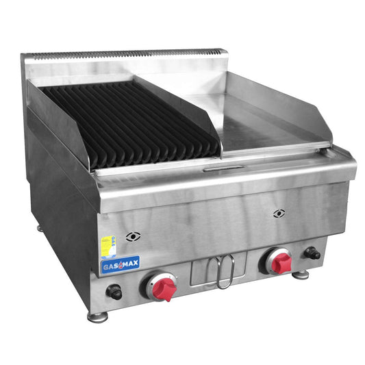 Gasmax JUS-TRGH60ELPG - Combo Char Grill & Griddle