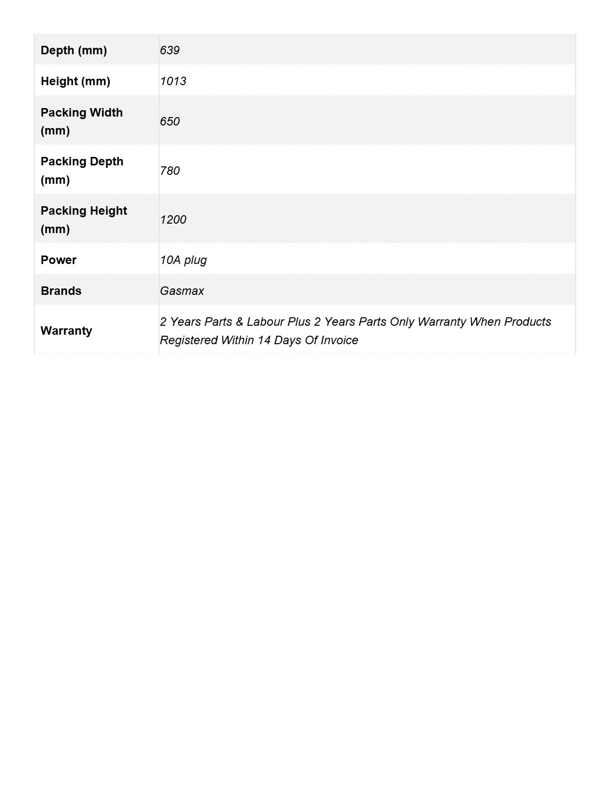 Gasmax KB-4LPG - 4 Burner Kebab Machine