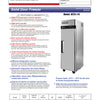 Turbo Air KF25-1-N - Single Solid Door Freezer