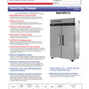 Turbo Air KF45-2-N - Double Solid Door Freezer