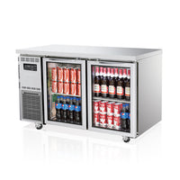Turbo Air KGR12-2-N - 1200mm Double Glass Door Refrigerator