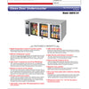 Turbo Air KGR18-3-N - 1800mm Triple Glass Door Refrigerator