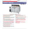 Turbo Air KHR15-2-N - 1500mm Double Solid Door Prep Fridge with Canopy