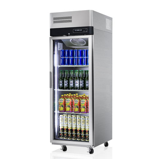 Turbo Air KR25-1G-N - Single Glass Door Refrigerator