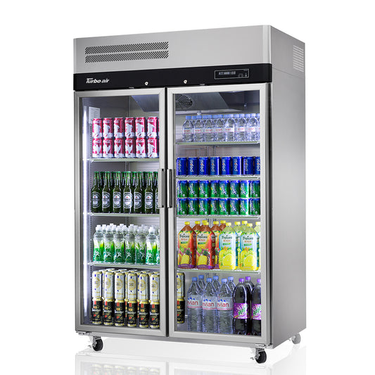 Turbo Air KR45-2G-N - Double Glass Door Refrigerator