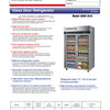 Turbo Air KR45-2G-N - Double Glass Door Refrigerator