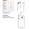 Turbo Air KRF-45-2H-N - Solid Door Refrigerator/Freezer