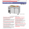 Turbo Air KSR12-2-N - 1200mm Double Solid Door Prep Fridge