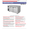 Turbo Air KUF15-2-N - 1500mm Double Solid Door Freezer
