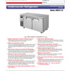 Turbo Air KUR15-2-N - 1500mm Double Solid Door Refrigerator