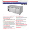 Turbo Air KUR18-3-N - 1800mm Triple Solid Door Refrigerator