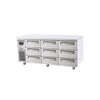 Turbo Air KUR18-3D-9N - 1800mm Solid 9 Drawer Refrigerator