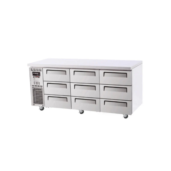 Turbo Air KUR18-3D-9N - 1800mm Solid 9 Drawer Refrigerator