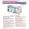 Turbo Air KURF18-3-N - 1800mm Double Solid Door Refrigerator/Freezer