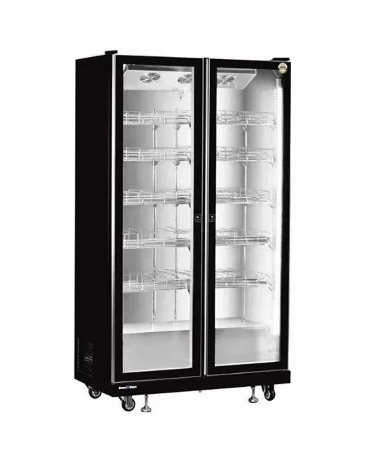 Snow Village LC-1100 - Double Glass Door Wine Fridge