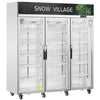 Snow Village LC-1500FS - Triple Glass Door Display Fridge