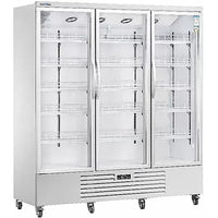 Snow Village LC-1500FX - Triple Glass Door Display Fridge