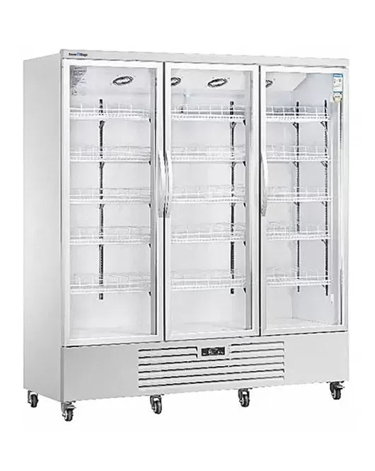 Snow Village LC-1800FX - Triple Glass Door Display Fridge