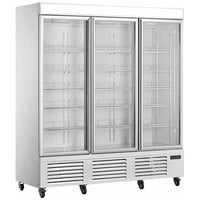 Snow Village LC-1860FX - Triple Glass Door Display Fridge