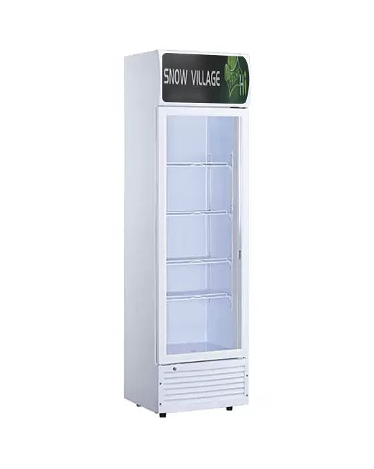Snow Village LC-258(A) - Single Glass Door Upright Fridge