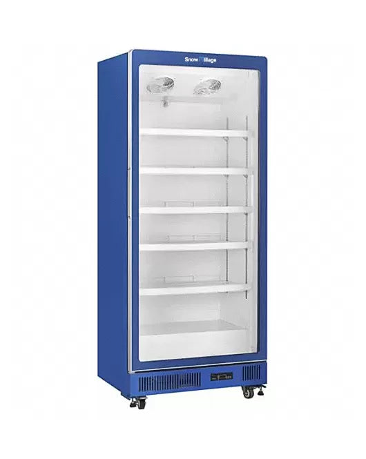 Snow Village LC-830F - Single Glass Door Display Fridge