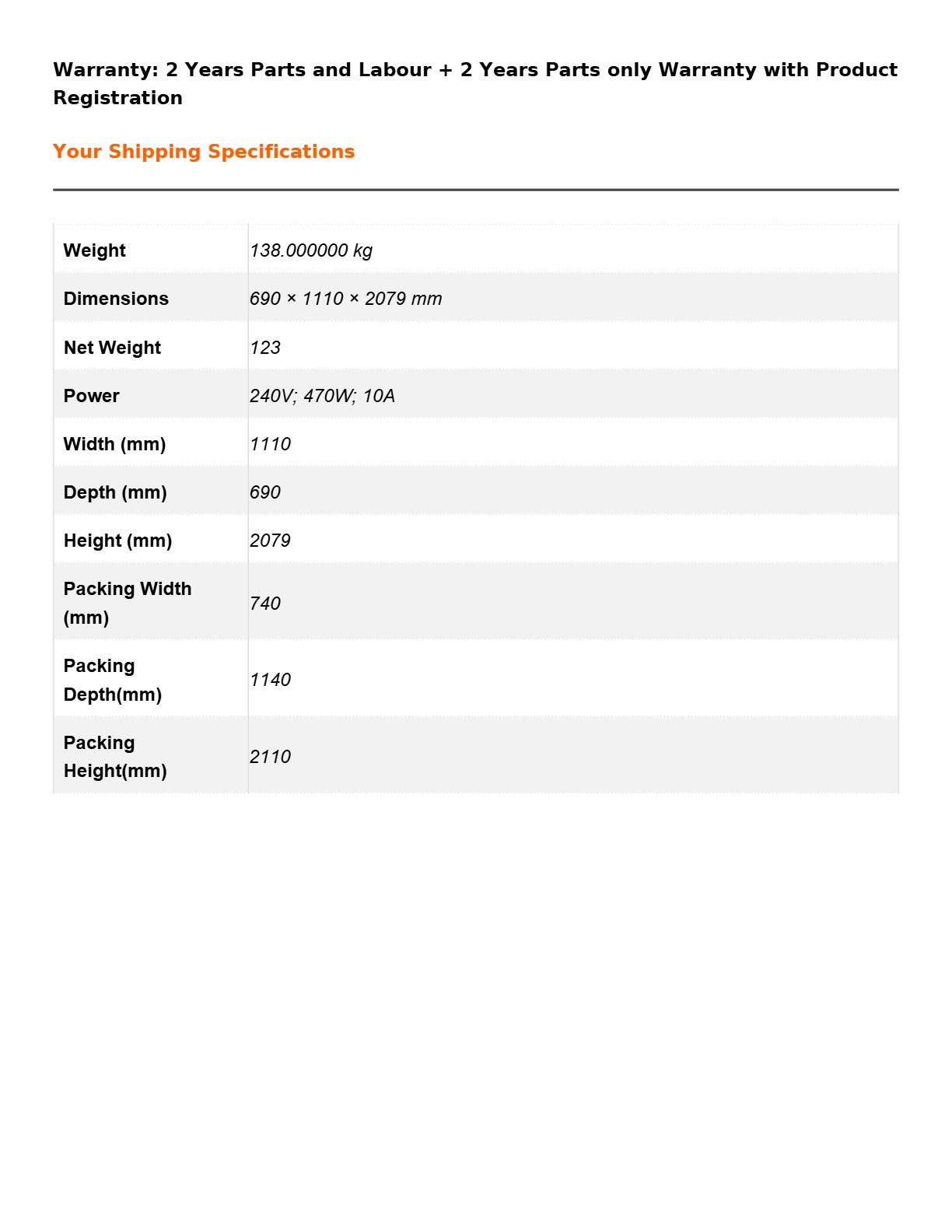 Thermaster LG-1000P - Upright Beverage Fridge