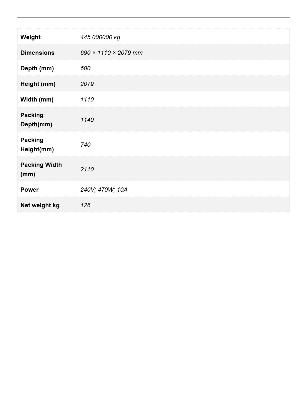 Thermaster LG-1000SDBP - Upright Beverage Fridge