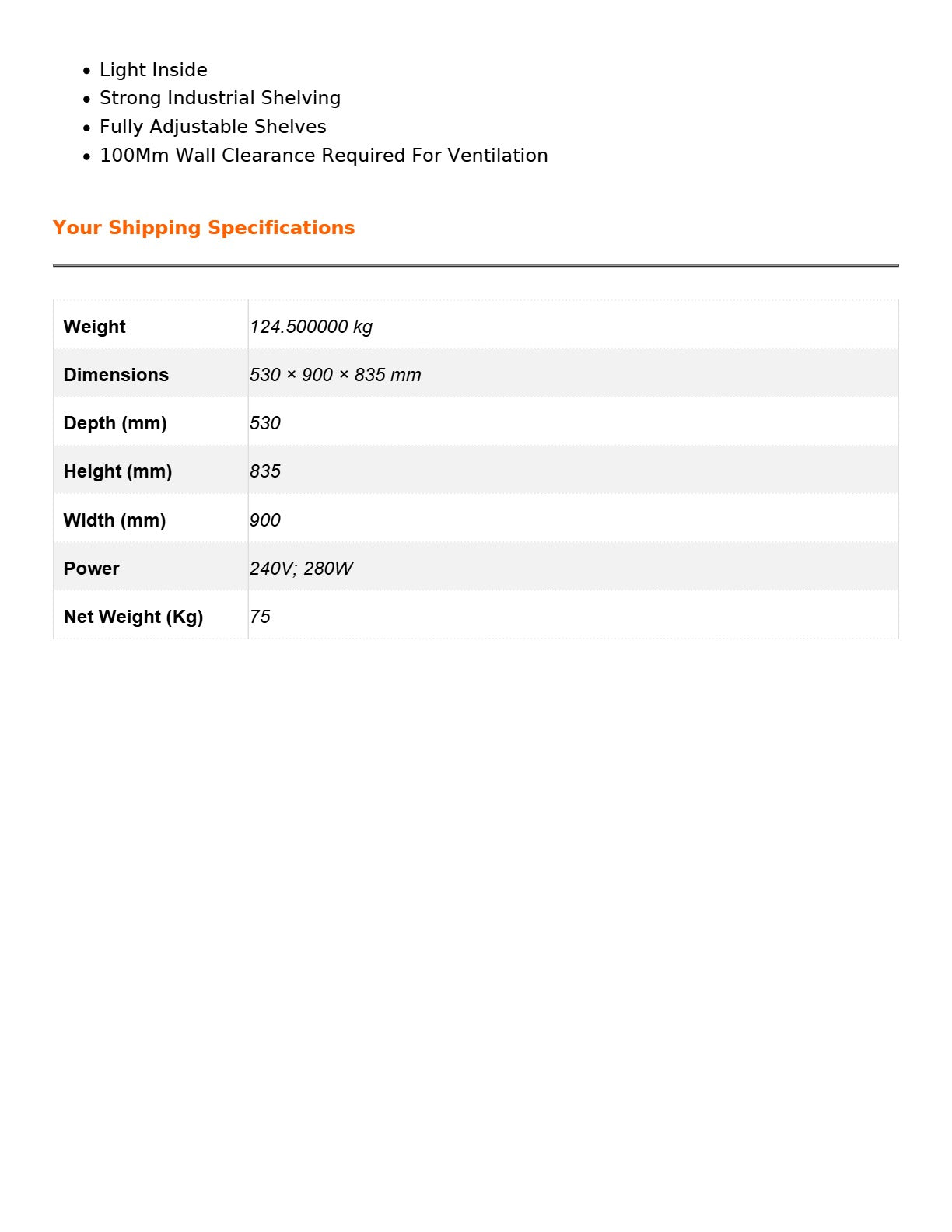 Thermaster LG-208HC - Under Bench Fridge