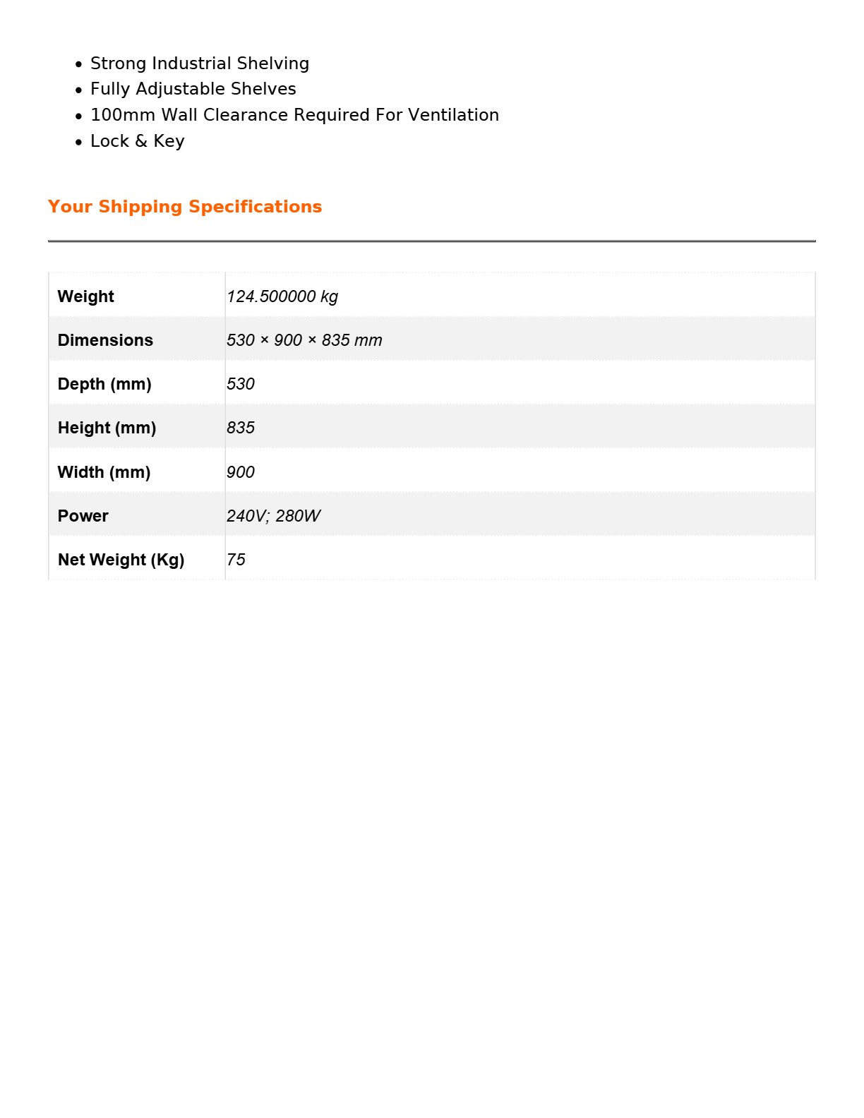 Thermaster LG-208SC - Under Bench Fridge