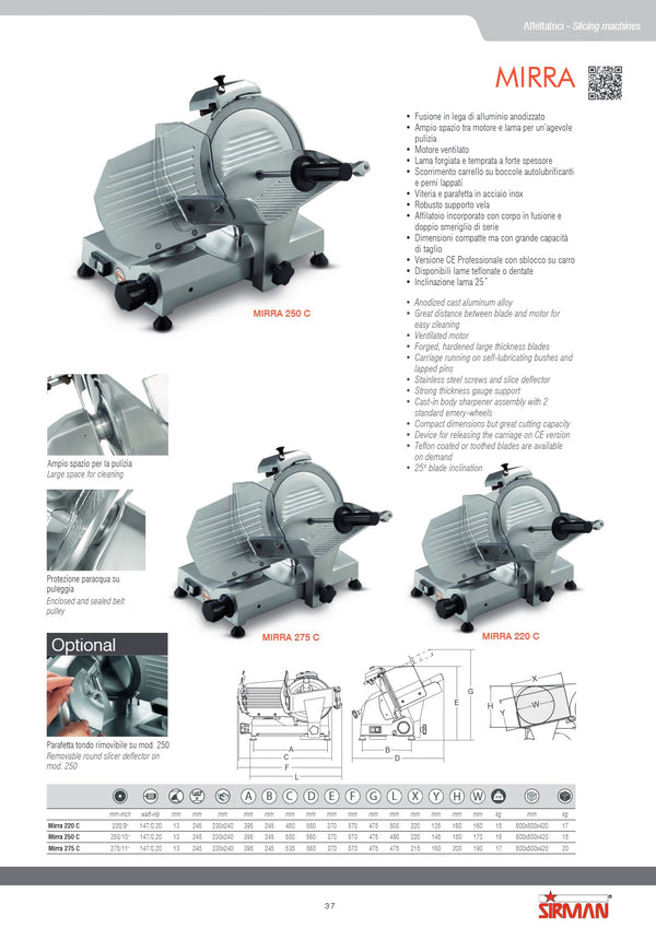 Sirman S10253382 Mirra 250C STAC - Slicer