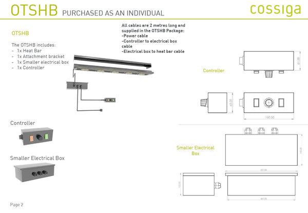 Cossiga OTSHB18 - Heat Bar